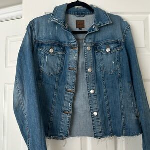 Joe’s Denim distressed denim jacket